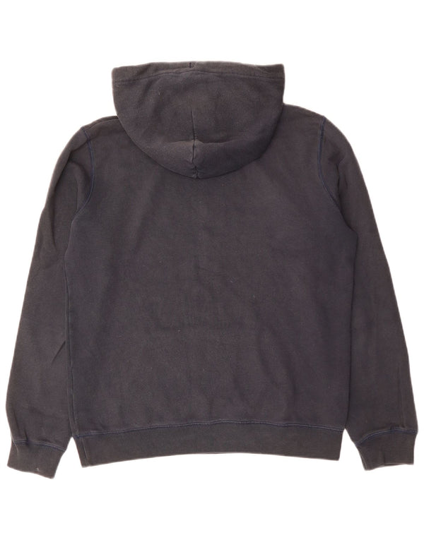 Jack Wills Womens Oversized Hoodie Jumper UK 10 Small Navy Blue