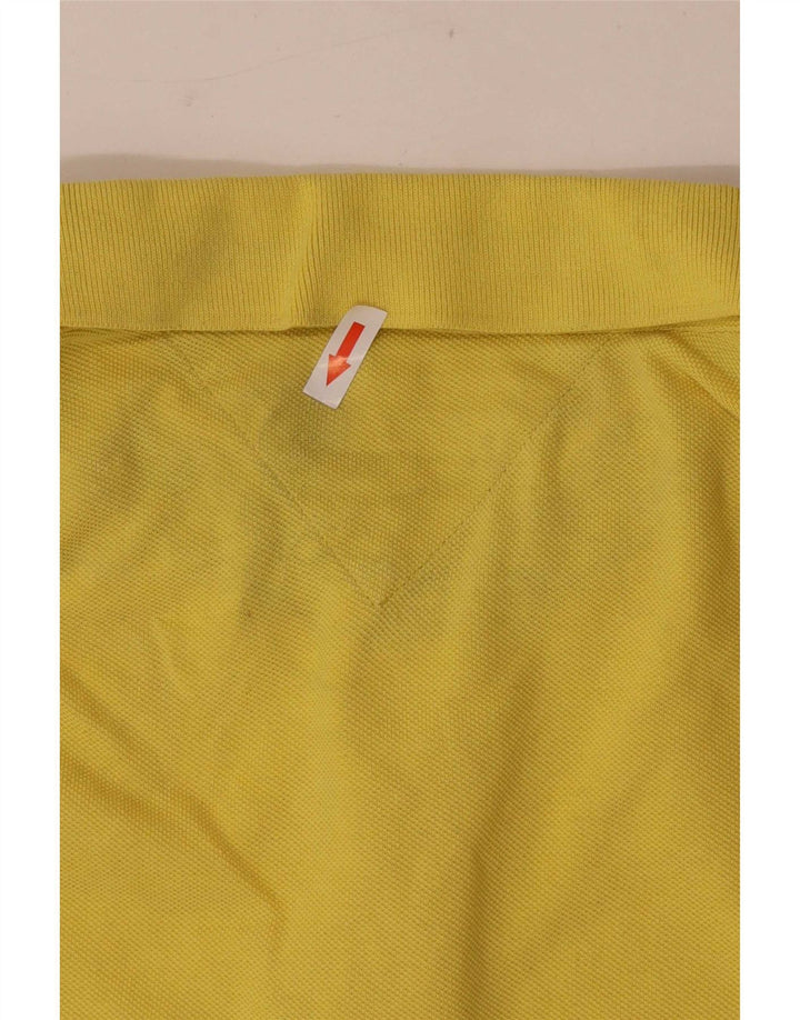 Tommy Hilfiger Mens Polo Shirt 2XL Yellow