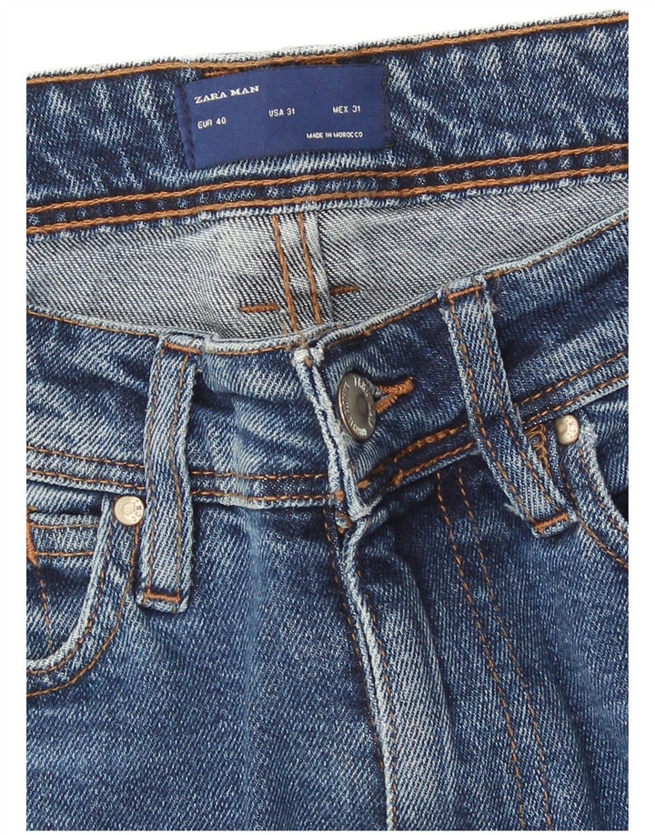 Zara Mens Skinny Jeans EU 40 Medium W31 L30 Blue