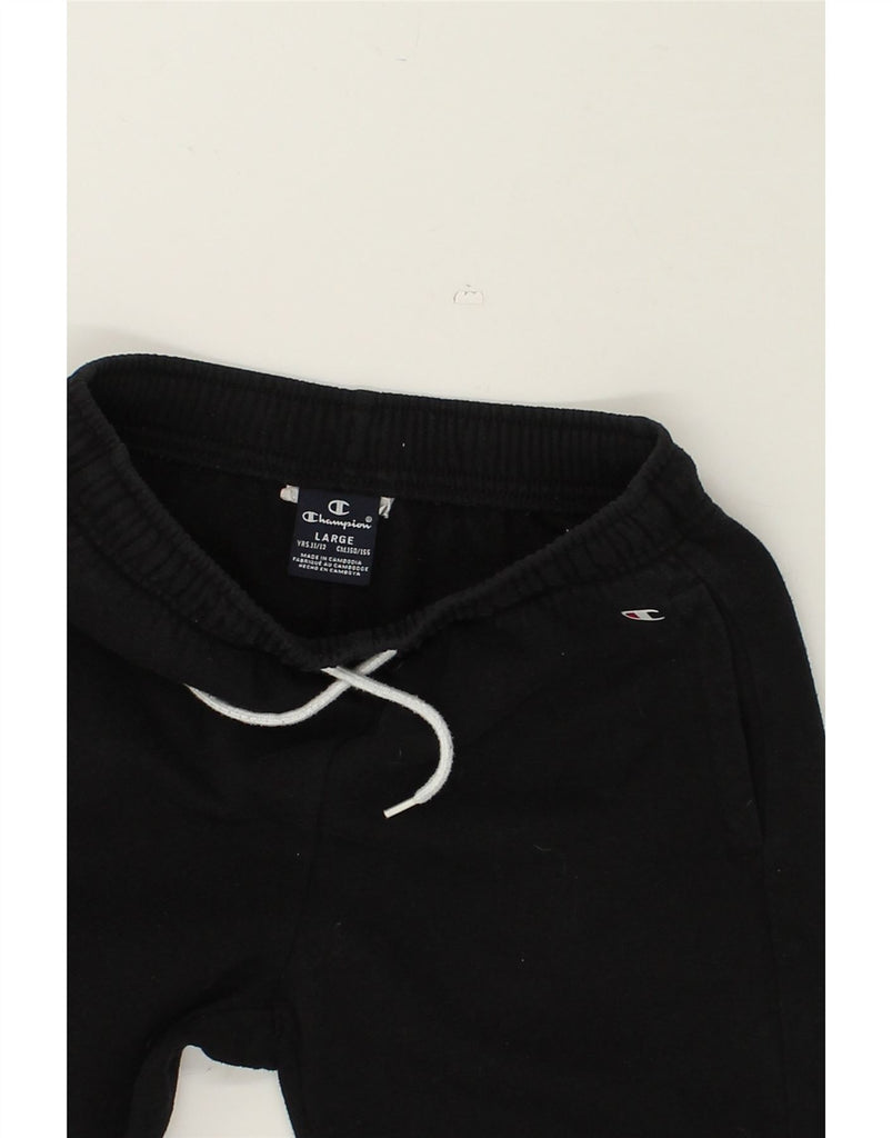 CHAMPION Boys Tracksuit Trousers Joggers 11-12 Years Large  Black | Vintage Champion | Thrift | Second-Hand Champion | Used Clothing | Messina Hembry 