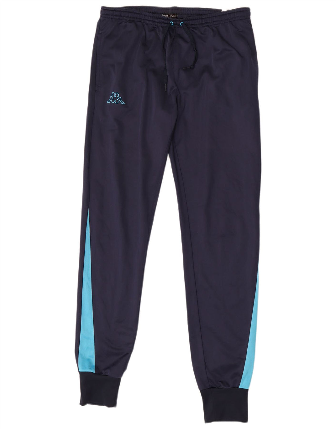 Kappa Womens Tracksuit Trousers Joggers Medium Navy Blue Colourblock