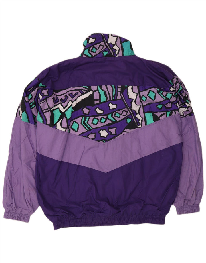 Brugi Mens Loose Fit Tracksuit Top Jacket Medium Multicoloured Colourblock