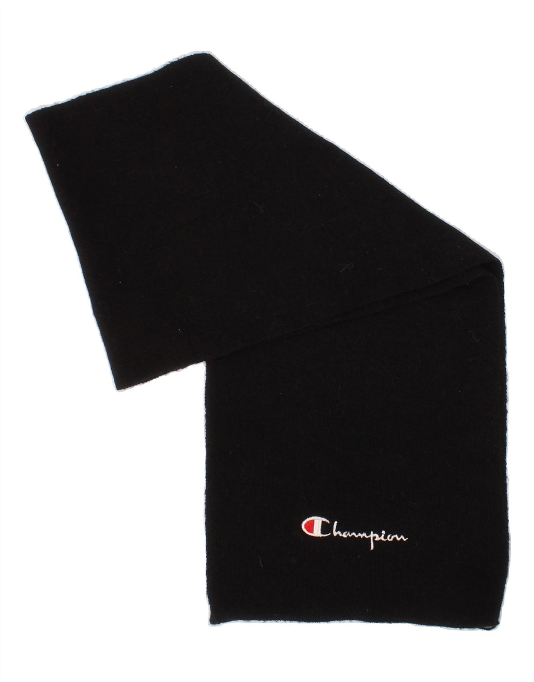 CHAMPION Mens Knit Rectangle Scarf One Size L52 Black Acrylic Vintage Champion and Second-Hand Champion from Messina Hembry 