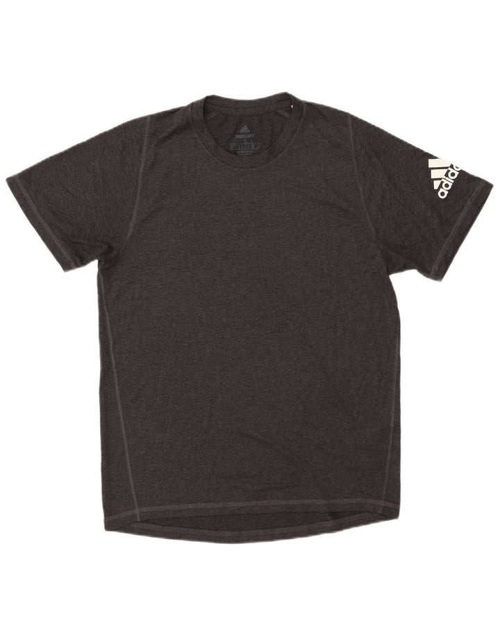 Adidas Mens Aeroready Graphic T-Shirt Top Small Grey Polyester