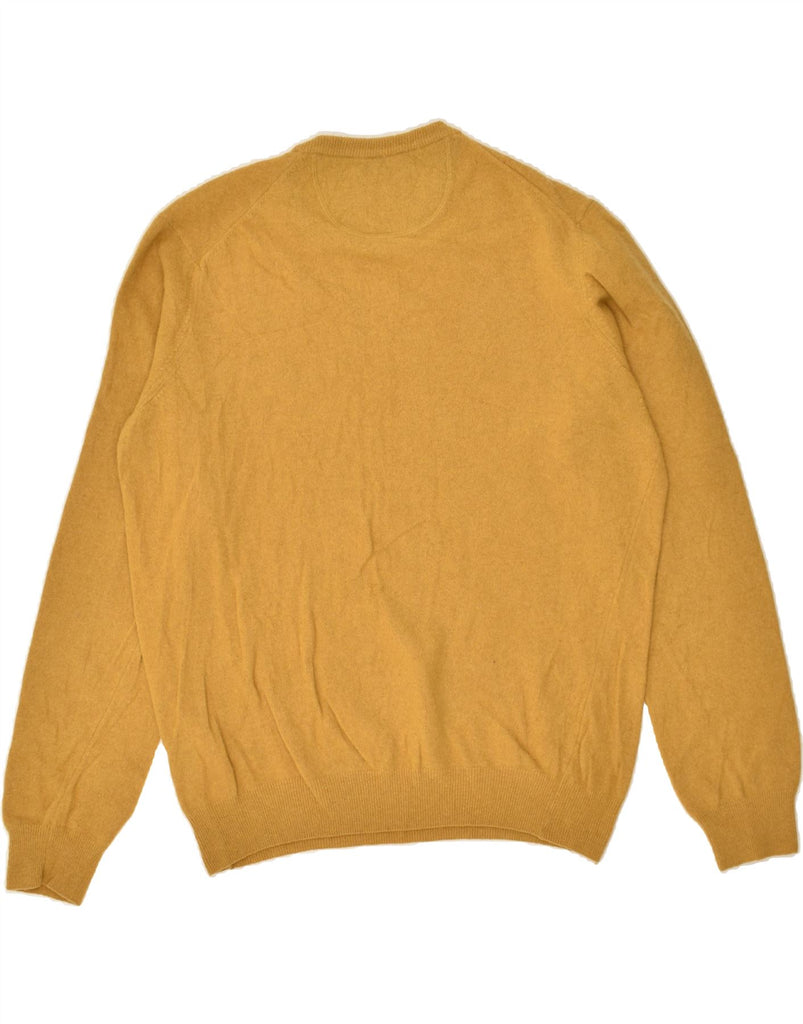 MARLBORO CLASSICS Mens Crew Neck Jumper Sweater XL Yellow Wool | Vintage Marlboro Classics | Thrift | Second-Hand Marlboro Classics | Used Clothing | Messina Hembry 