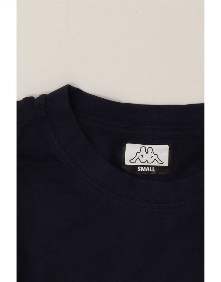 Kappa Mens Graphic T-Shirt Top Small Navy Blue