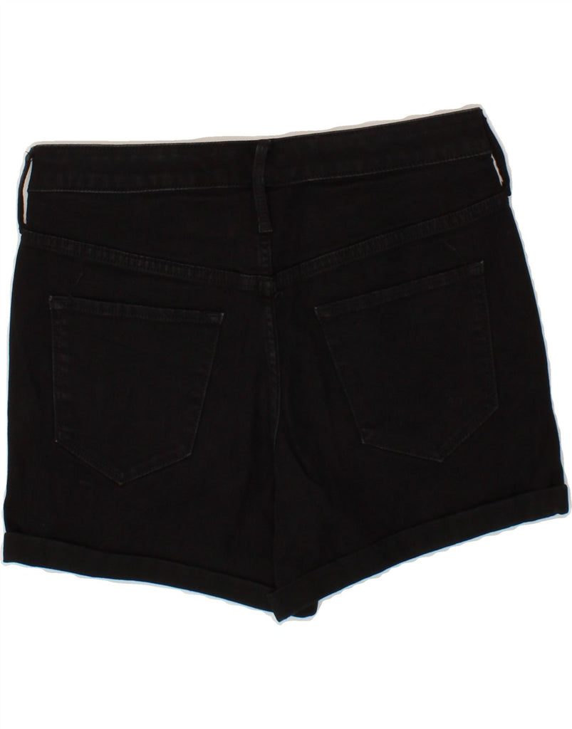 MOSSIMO Womens High Waist Denim Shorts US 8 Medium W28 Black Cotton Vintage Mossimo and Second-Hand Mossimo from Messina Hembry 