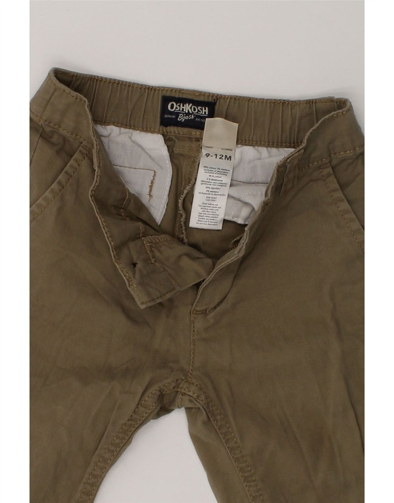 OSH KOSH Baby Boys Slim Chino Trousers 9-12 Months W19 L9 Khaki Cotton | Vintage Osh Kosh | Thrift | Second-Hand Osh Kosh | Used Clothing | Messina Hembry 