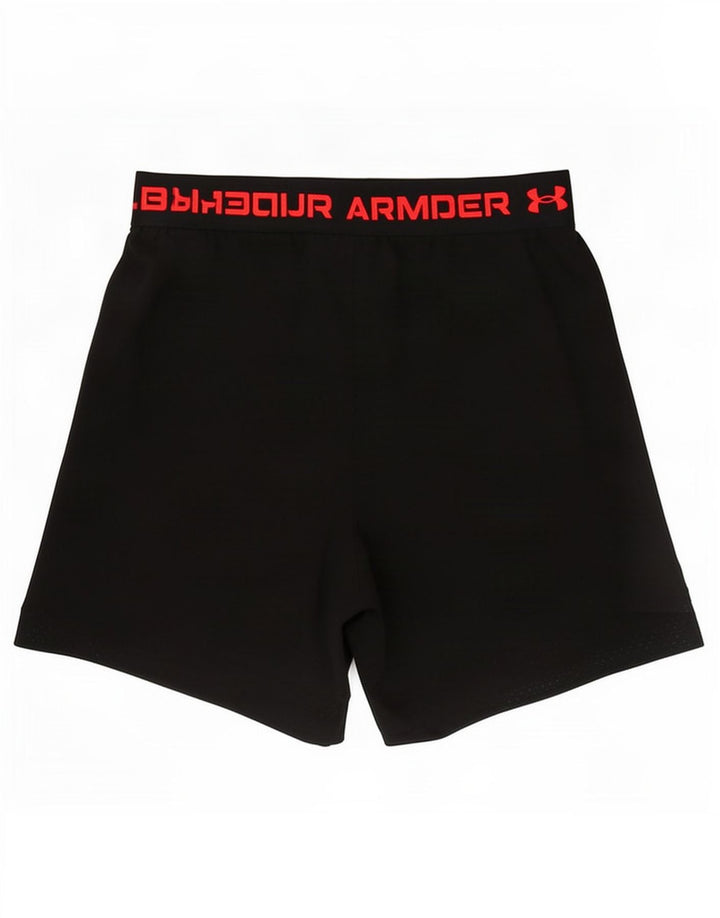 Under Armour Mens Graphic Sport Shorts Small Black Polyester