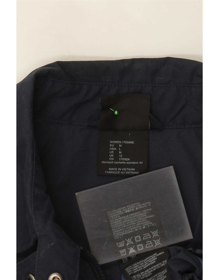 Jack Wolfskin Womens Utility Jacket UK 12 Medium Navy Blue Polyester