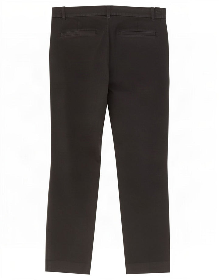 Gap Womens Slim Cropped Trousers US 8 Medium W30 L25 Black Cotton