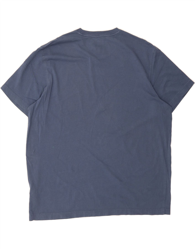 EDDIE BAUER Mens T-Shirt Top XL Navy Blue Cotton Vintage Eddie Bauer and Second-Hand Eddie Bauer from Messina Hembry 