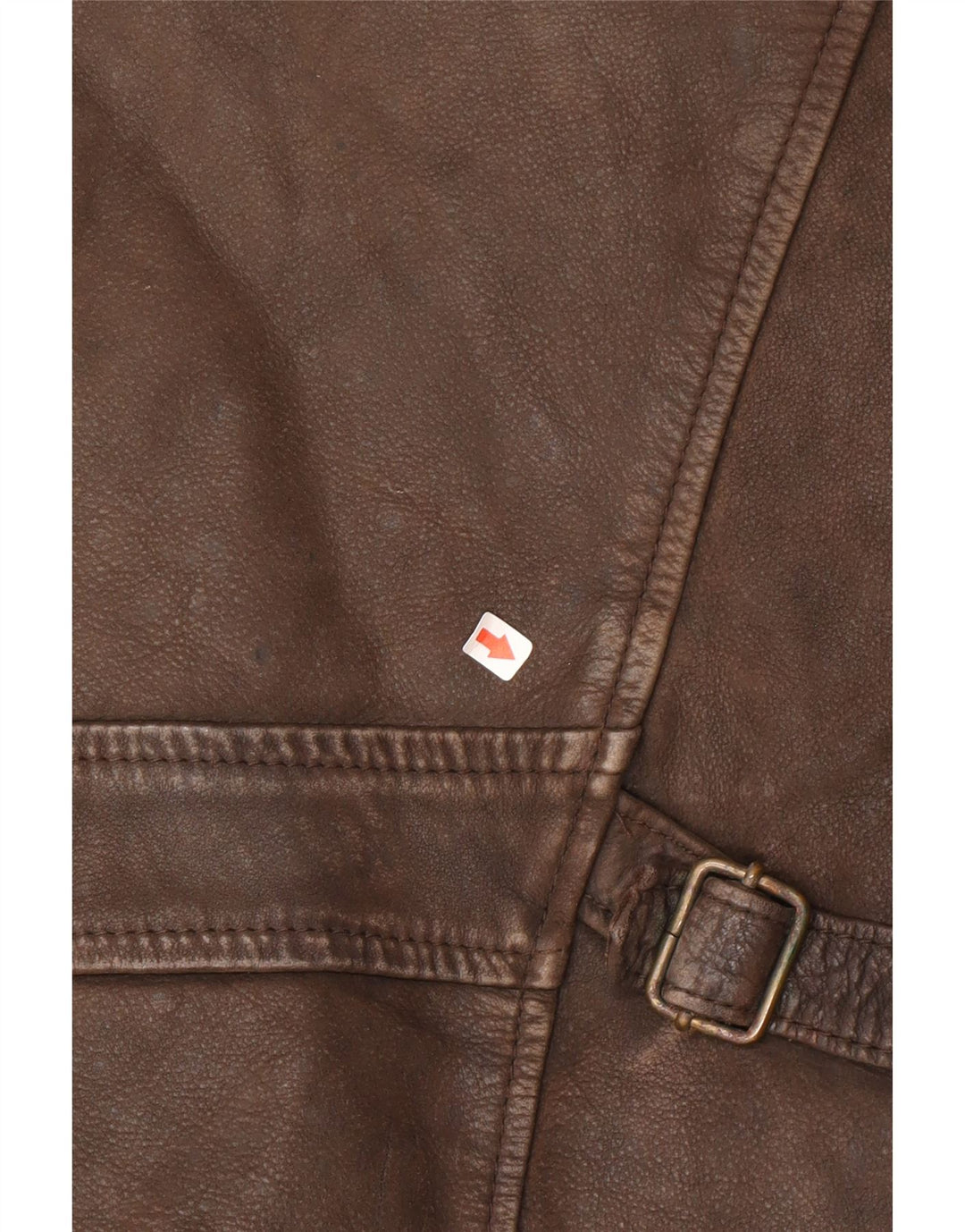 Vintage Mens Leather Jacket UK 38 Medium Brown Leather