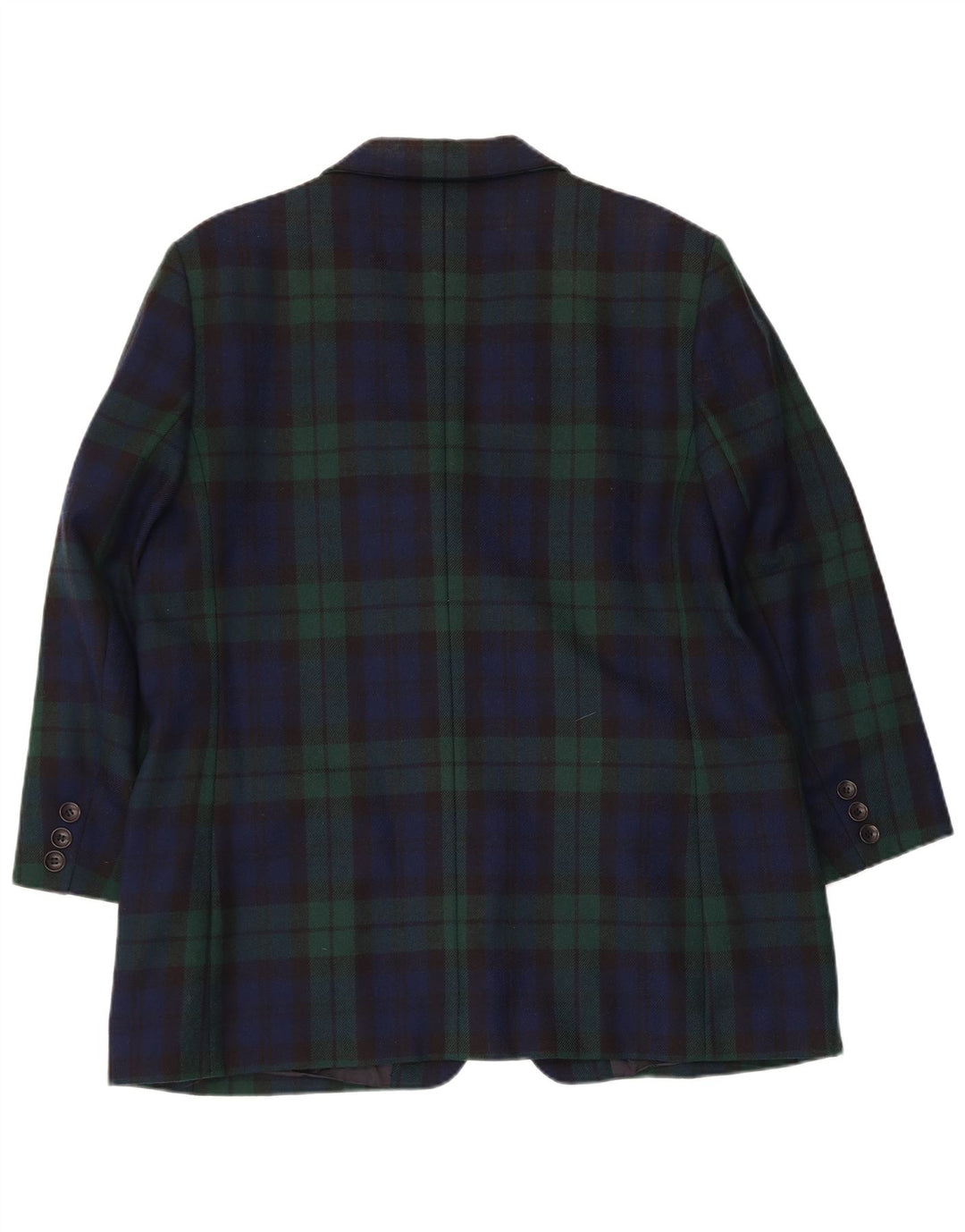 Steinbock Womens 3 Button Blazer Jacket UK 18 XL Navy Blue Check