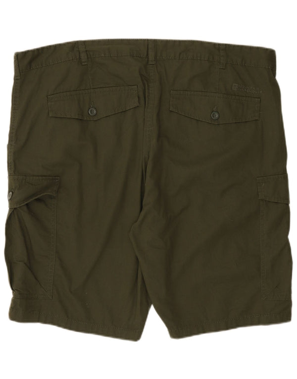 Mountain Warehouse Mens Cargo Shorts W42 2XL Green Cotton