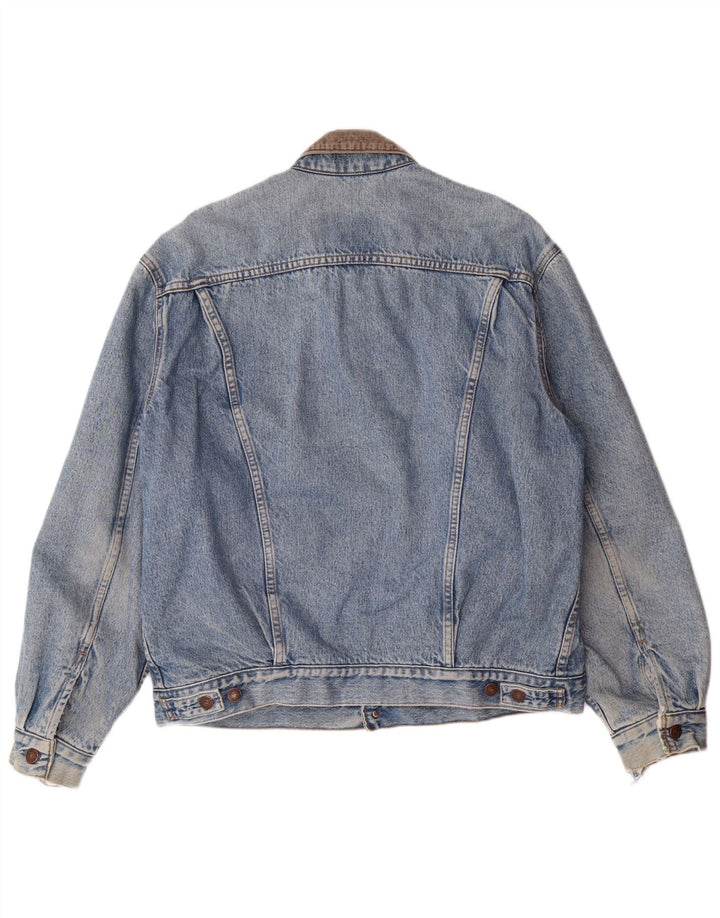 LEVI'S Mens Denim Jacket UK 40 Large Blue
