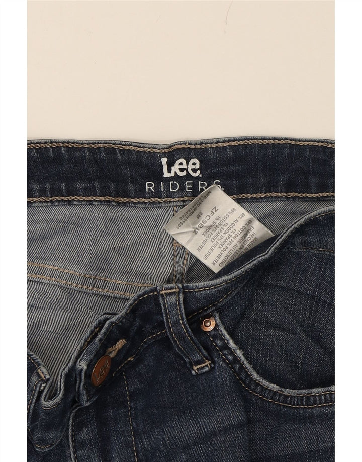 LEE Womens Riders Straight Jeans US 8 Medium W32 L25 Blue Cotton Vintage Lee and Second-Hand Lee from Messina Hembry 