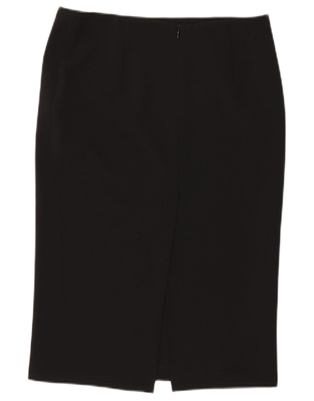 Benetton Womens Straight Skirt IT 40 Small W28  Black Polyester
