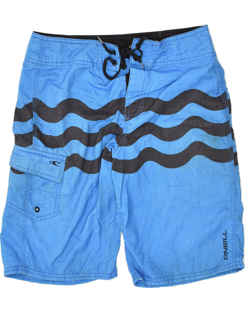 O'NEILL Mens Swimming Shorts Medium Blue Polyester | Vintage O'Neill | Thrift | Second-Hand O'Neill | Used Clothing | Messina Hembry 