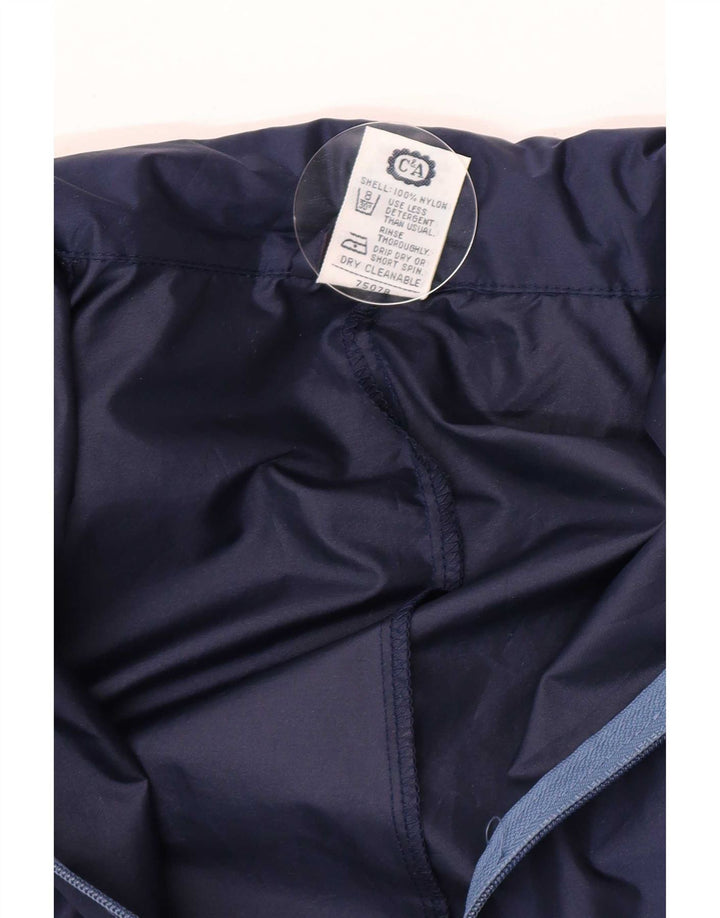 Rodeo Mens Workwear Hooded Jumpsuit Medium Blue Colourblock Nylon
