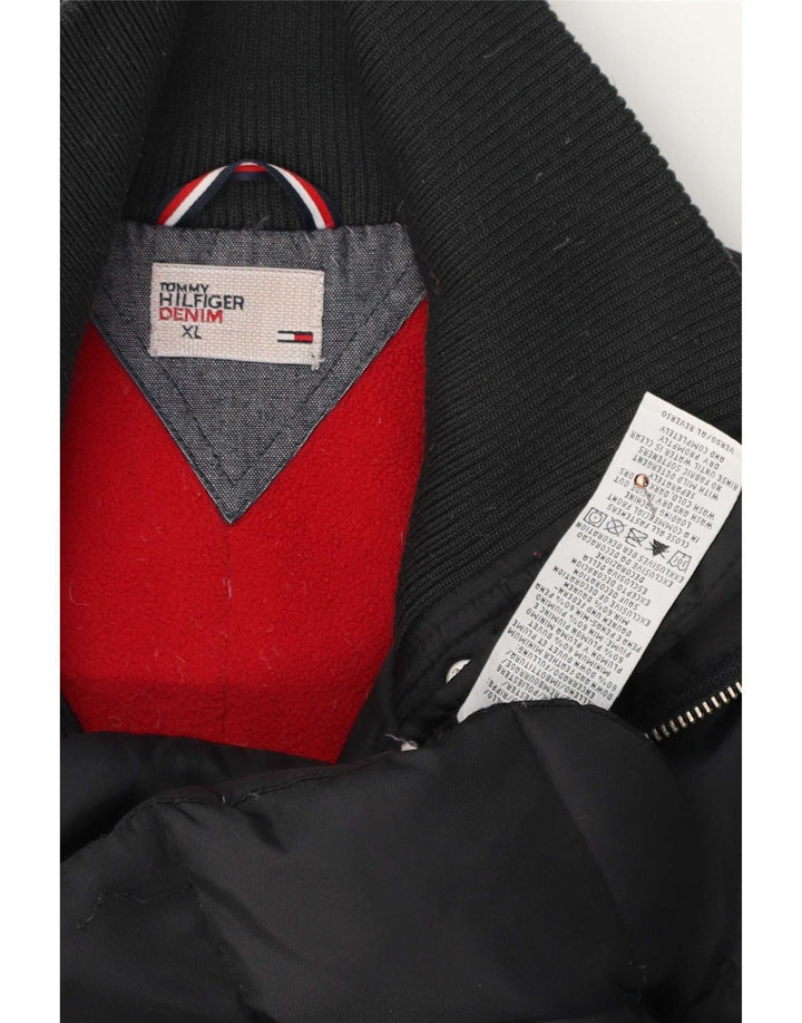 Tommy Hilfiger Womens Padded Gilet UK 18 XL Navy Blue Polyester