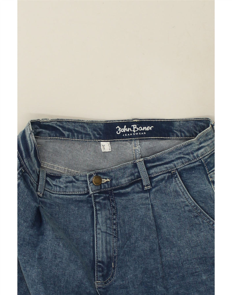 JOHN BANER Womens Tapered Jeans UK 14 Large W32 L24  Blue Cotton | Vintage John Baner | Thrift | Second-Hand John Baner | Used Clothing | Messina Hembry 