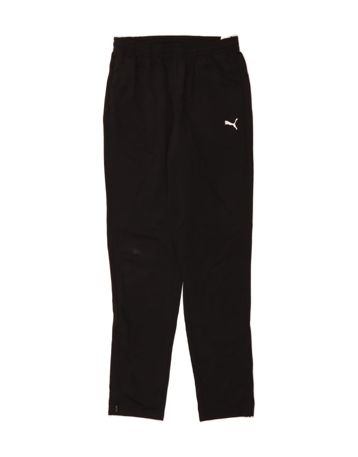 PUMA Boys Tracksuit Trousers 15-16 Years  Black Polyester Vintage Puma and Second-Hand Puma from Messina Hembry 