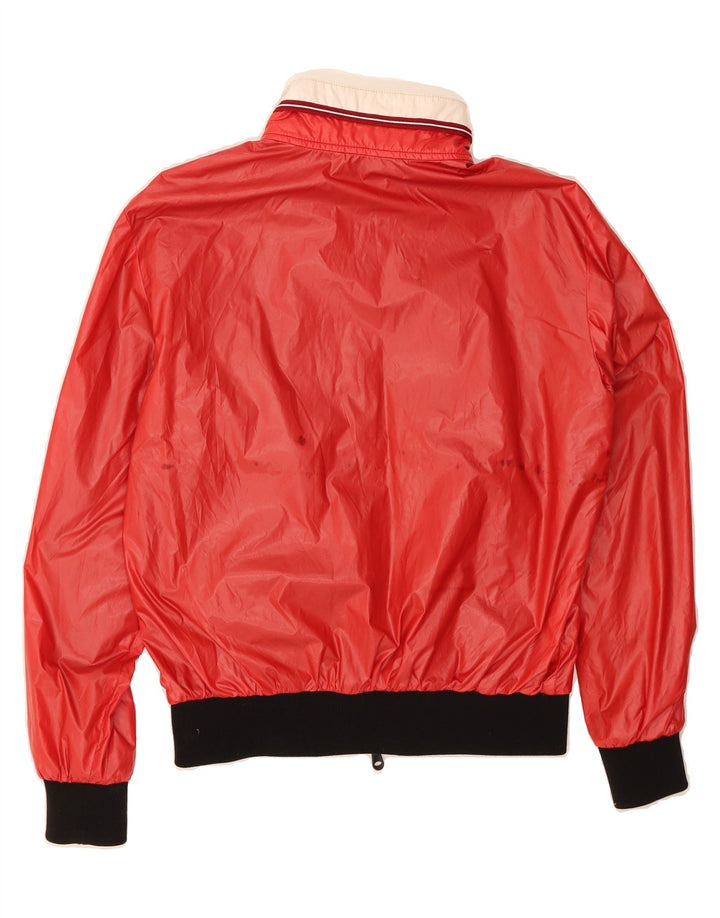 REFRIGIWEAR Mens Bomber Jacket IT 50 Large Red Polyester Vintage Refrigiwear and Second-Hand Refrigiwear from Messina Hembry 