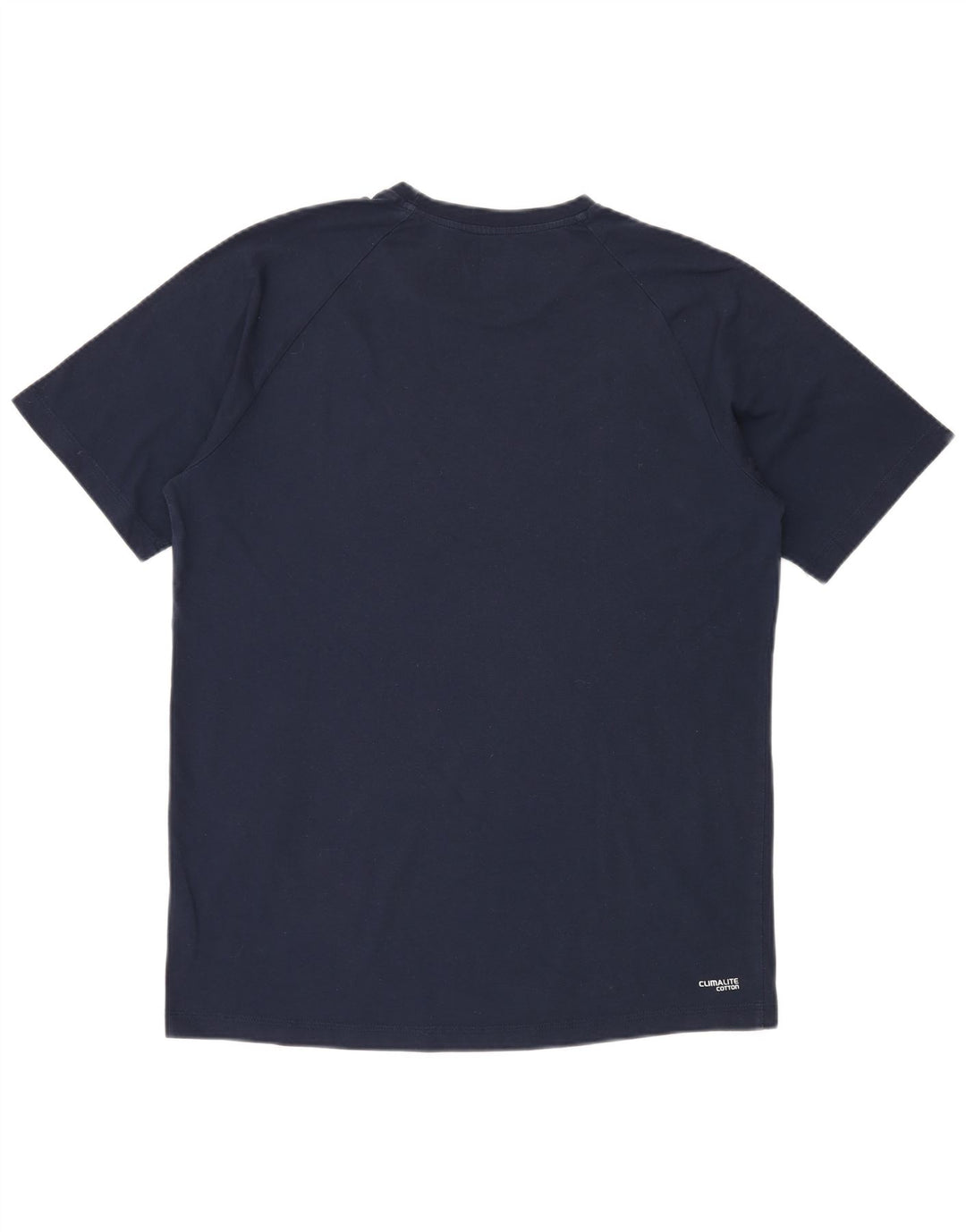 ADIDAS Mens Climalite T-Shirt Top Large Navy Blue