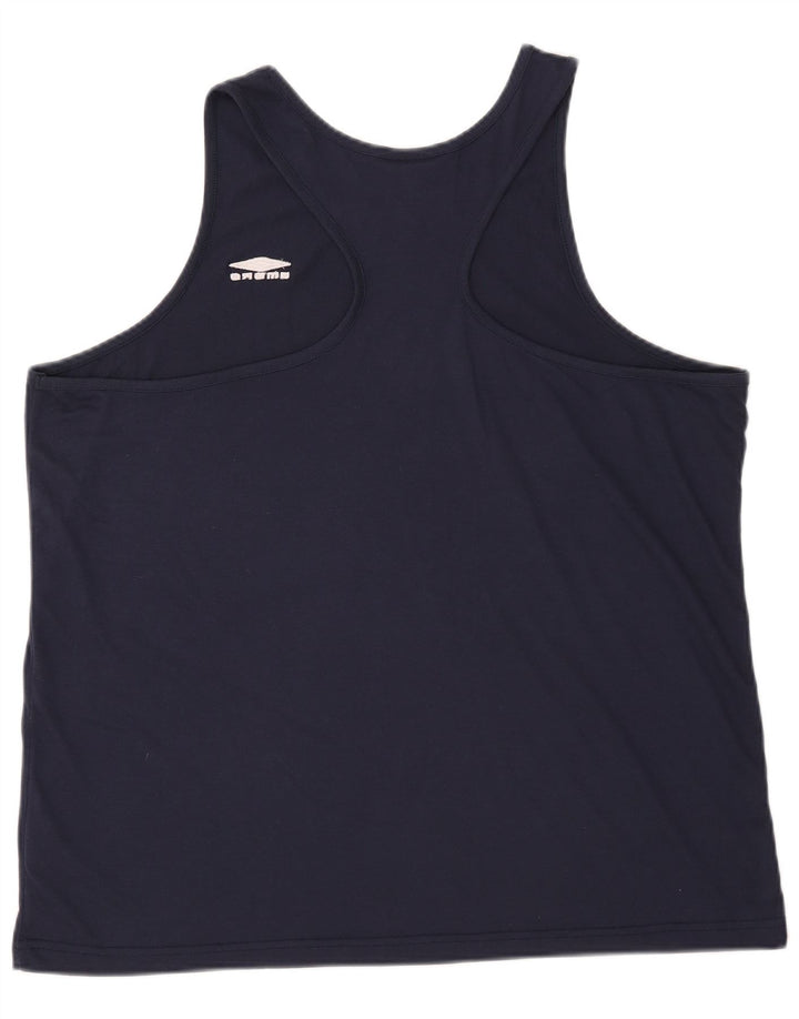 Umbro Mens Vest Top 2XL Navy Blue Polyester