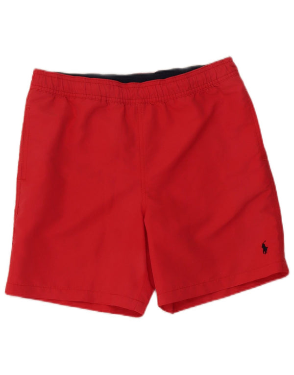 Polo Ralph Lauren Boys Swimming Shorts 14-15 Years Large  Red Polyester