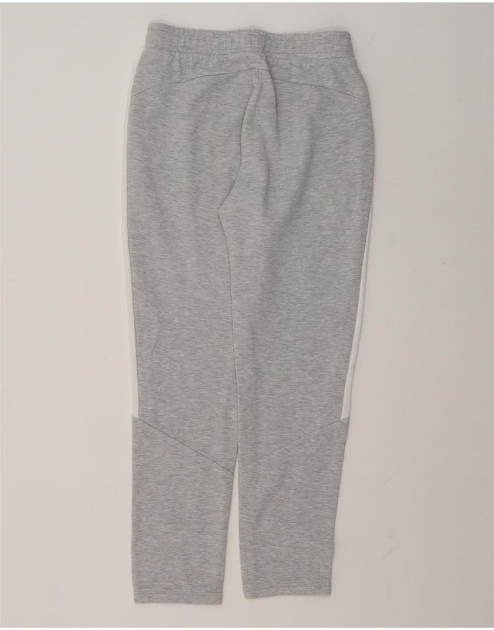 Puma Mens Tracksuit Trousers Small  Grey Colourblock Cotton