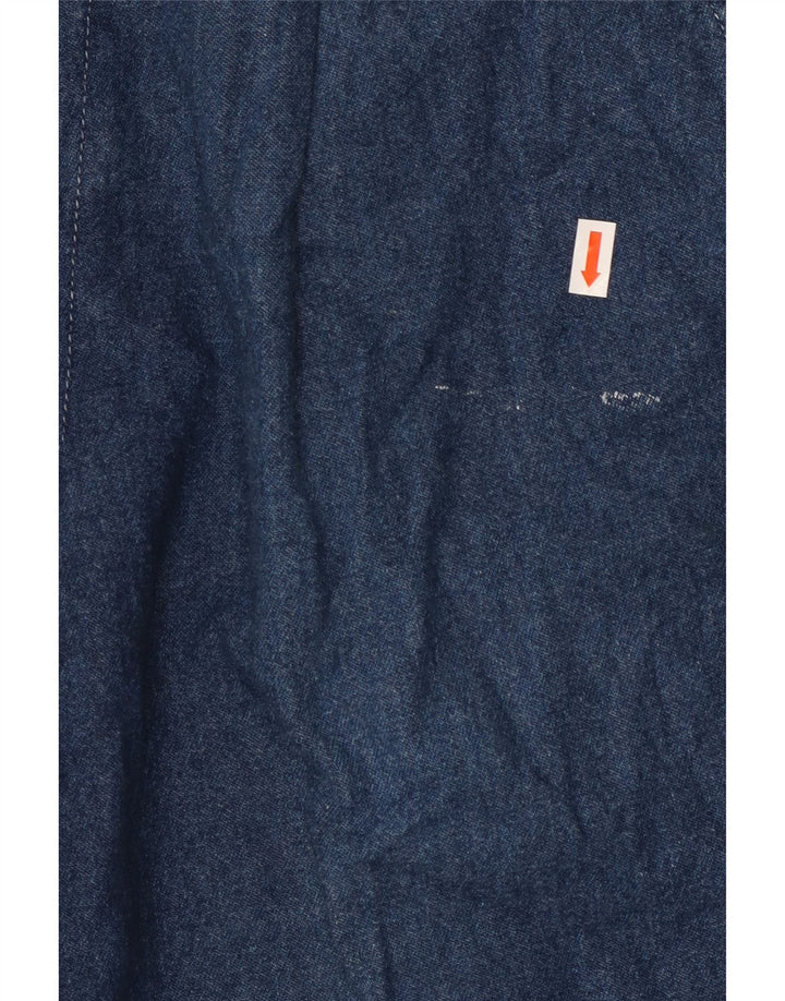Mash Mens Straight Jeans W32 L32 Navy Blue Cotton