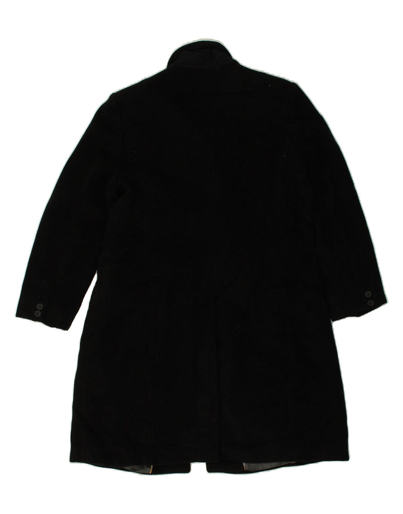 J. CREW Womens Overcoat UK 10 Small Black | Vintage J. Crew | Thrift | Second-Hand J. Crew | Used Clothing | Messina Hembry 