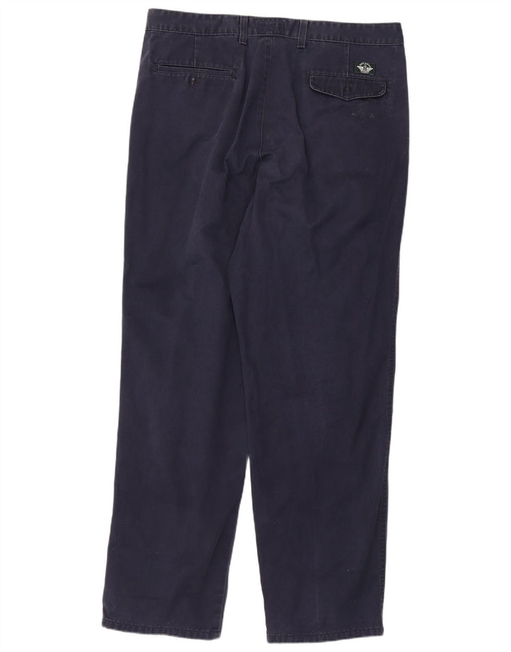 Dockers Mens Khakis Pegged Chino Trousers W38 L32  Navy Blue Cotton