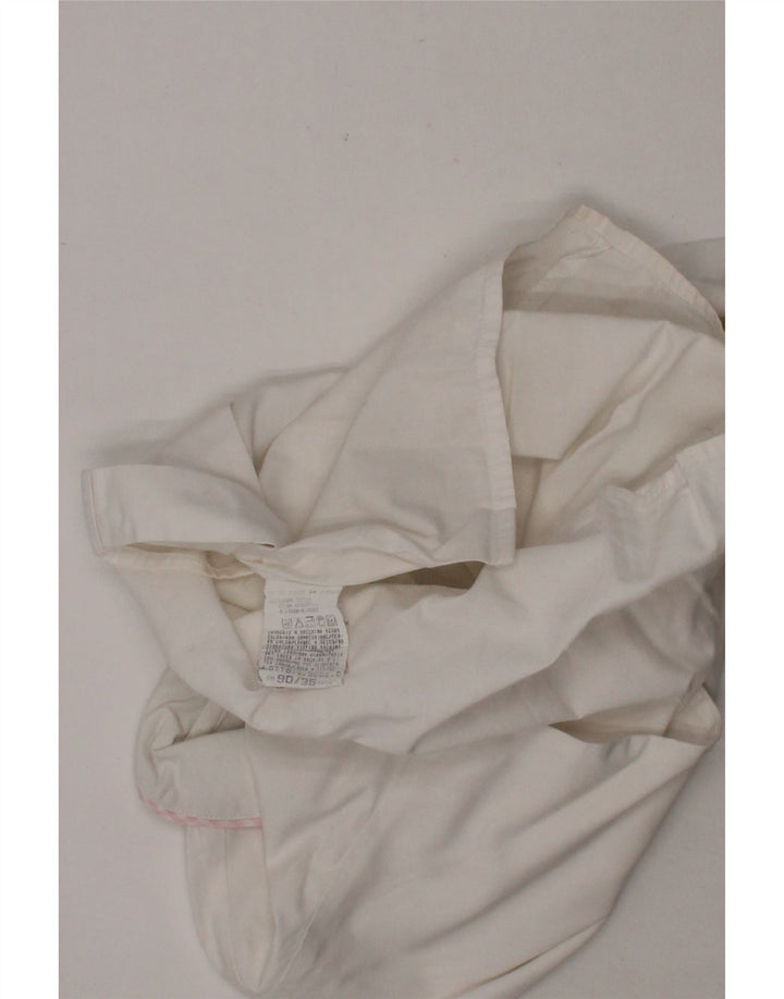 BENETTON Baby Girls Shirt 12-18 Months White Vintage Benetton and Second-Hand Benetton from Messina Hembry 