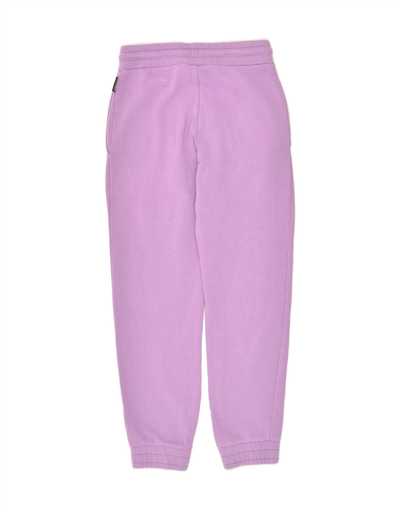 NAPAPIJRI Girls Tracksuit Trousers Joggers 11-12 Years Purple Cotton | Vintage Napapijri | Thrift | Second-Hand Napapijri | Used Clothing | Messina Hembry 