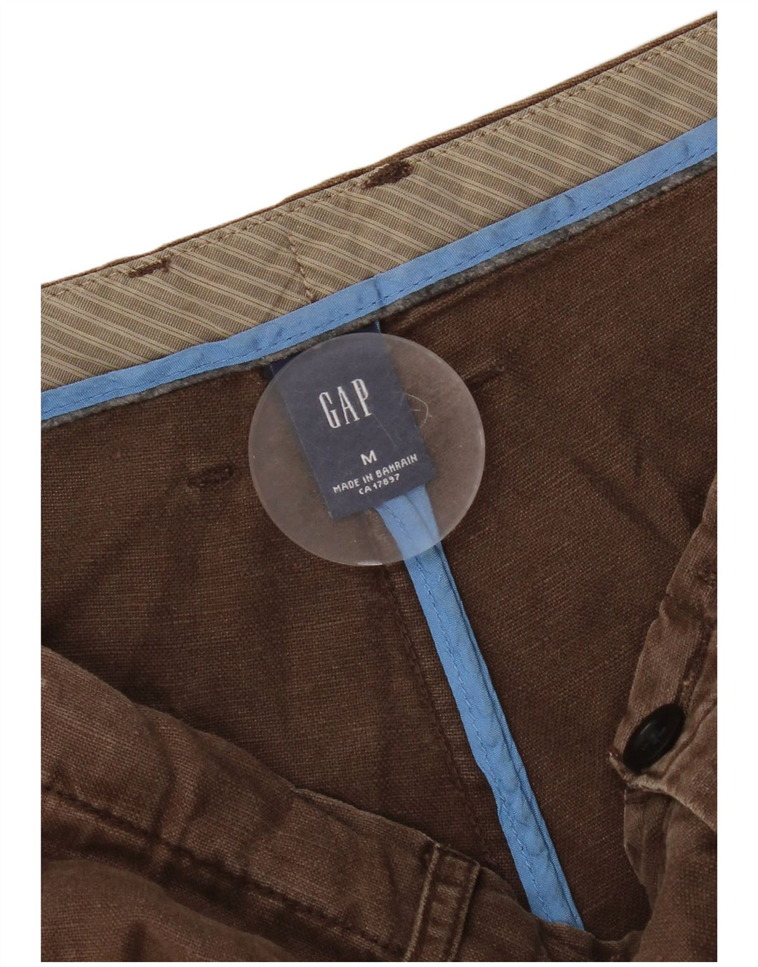 Gap Mens Regular Loose Fit Bermuda Shorts Medium W32 Brown Linen