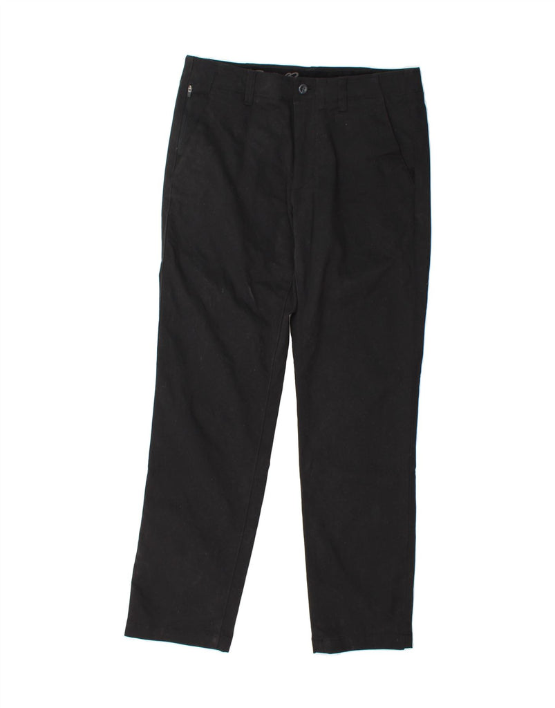 EDDIE BAUER Mens Straight Chino Trousers W33 L34 Black Cotton Vintage Eddie Bauer and Second-Hand Eddie Bauer from Messina Hembry 
