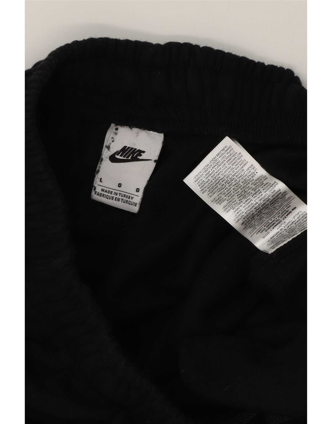 Nike Mens Graphic Cargo Tracksuit Trousers Joggers Large Black Cotton