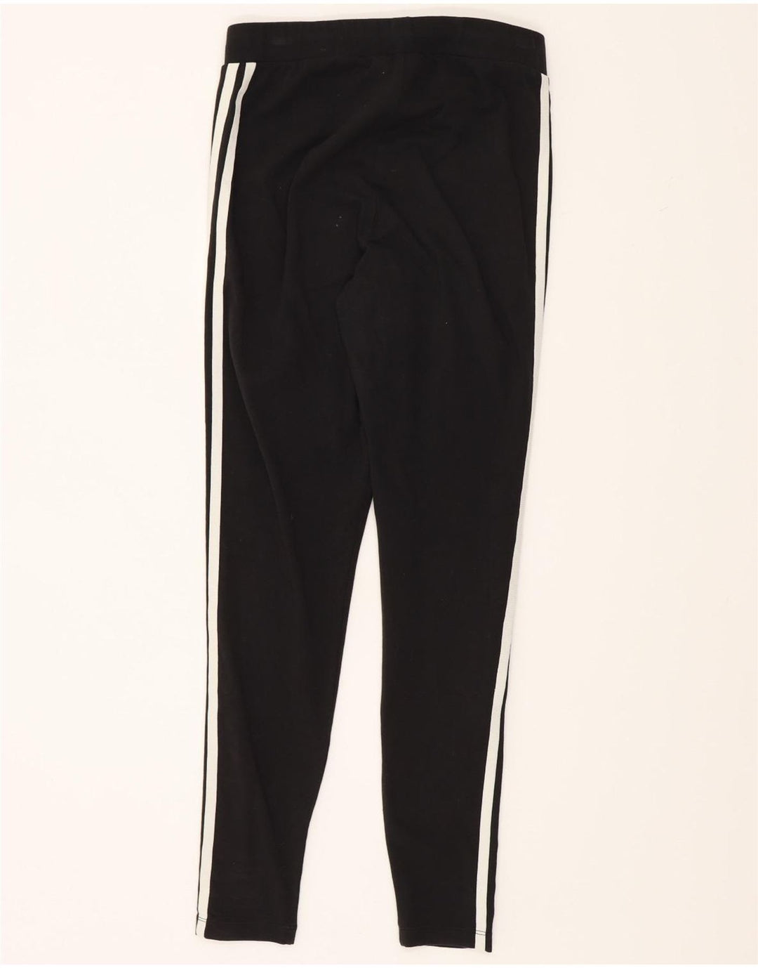 Adidas Womens Leggings UK 14 Large Black Cotton