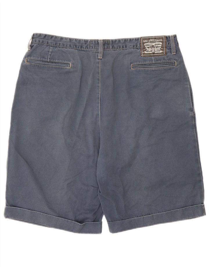 Levi's Mens Pegged Chino Shorts W40 XL Navy Blue Cotton