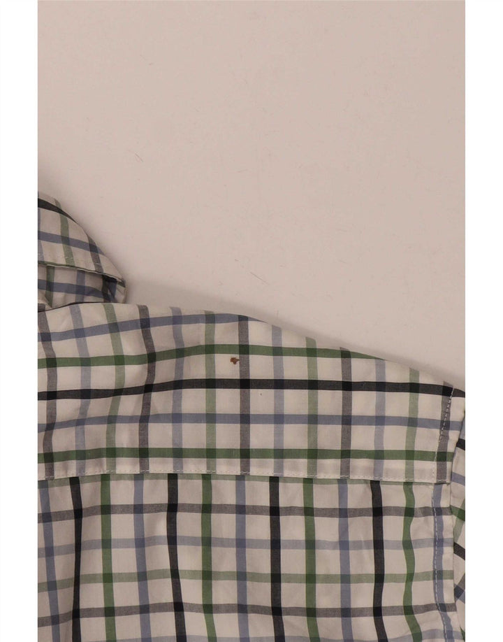 Barbour Mens Tailored Fit Shirt Medium White Cotton