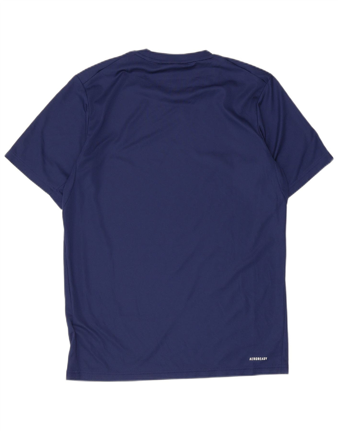 ADIDAS Mens Aeroready T-Shirt Top Small Navy Blue Polyester
