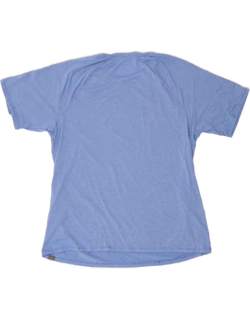 L.L.BEAN Womens T-Shirt Top UK 18 XL Blue Polyester Vintage L.L.Bean and Second-Hand L.L.Bean from Messina Hembry 
