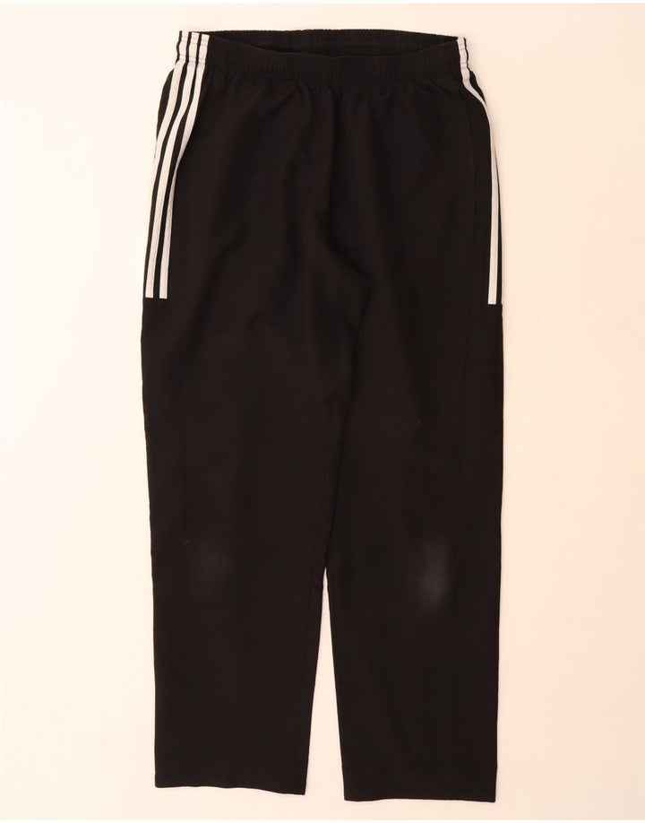 Adidas Mens Climalite Graphic Tracksuit Trousers Large  Black Polyester
