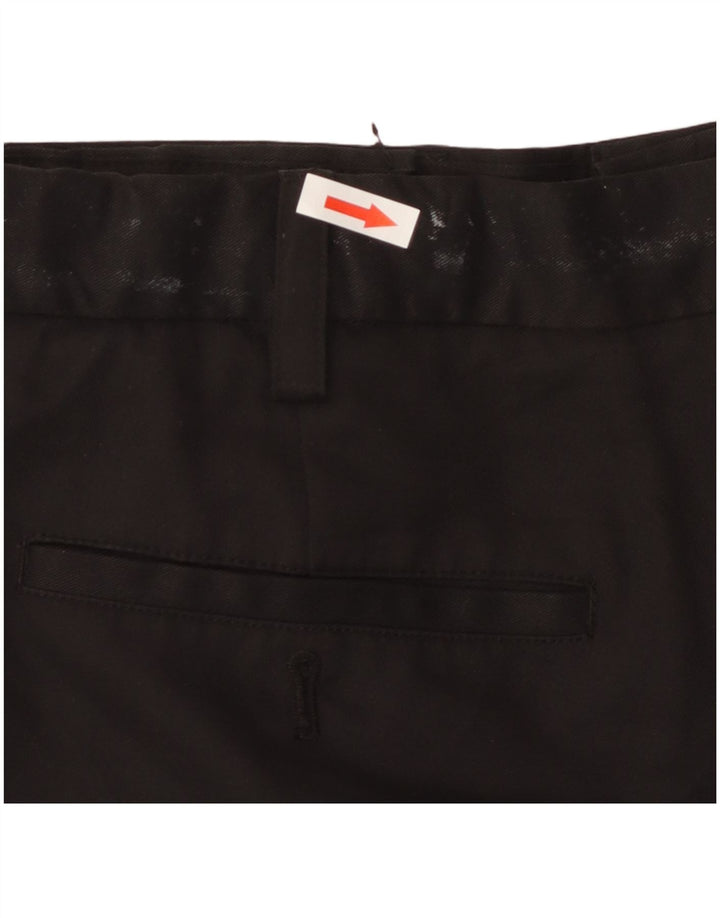 Izod Mens Chino Shorts W38 XL Black Polyester