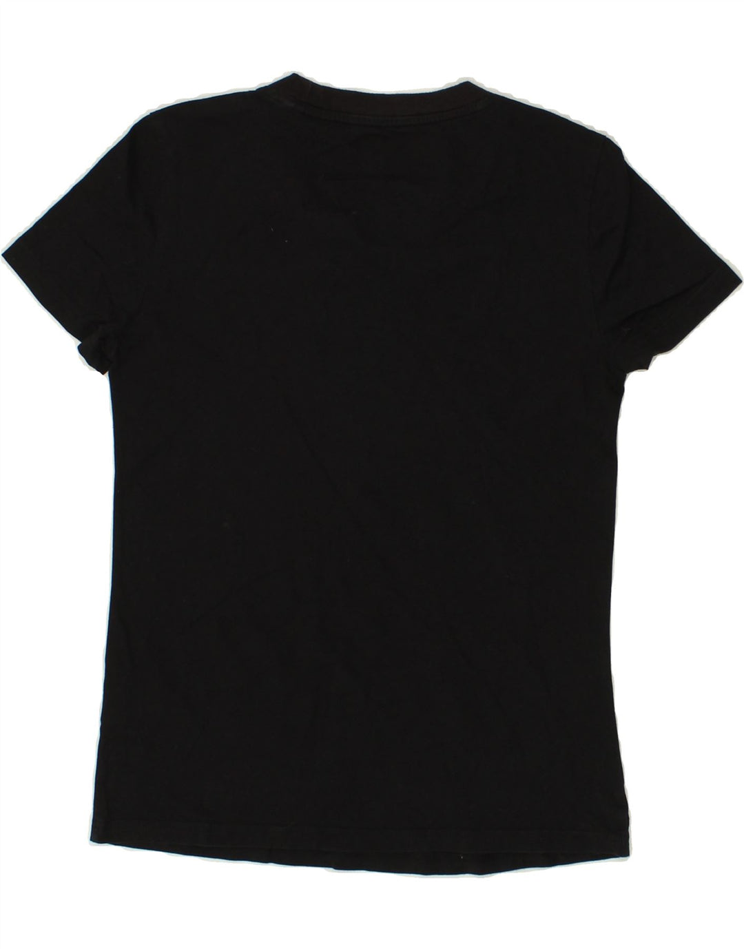 ADIDAS Womens Graphic T-Shirt Top UK 10 Small Black Cotton | Vintage Adidas | Thrift | Second-Hand Adidas | Used Clothing | Messina Hembry 