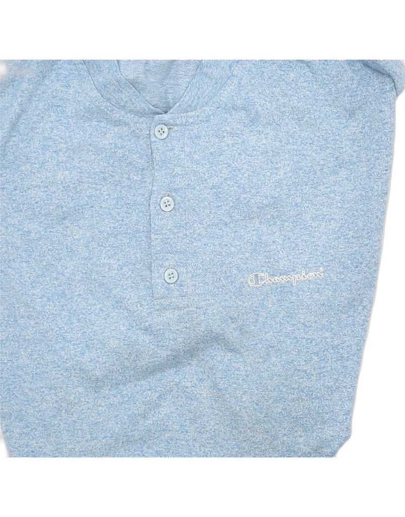 CHAMPION Mens T-Shirt Top Small Blue Flecked | Vintage | Thrift | Second-Hand | Used Clothing | Messina Hembry 