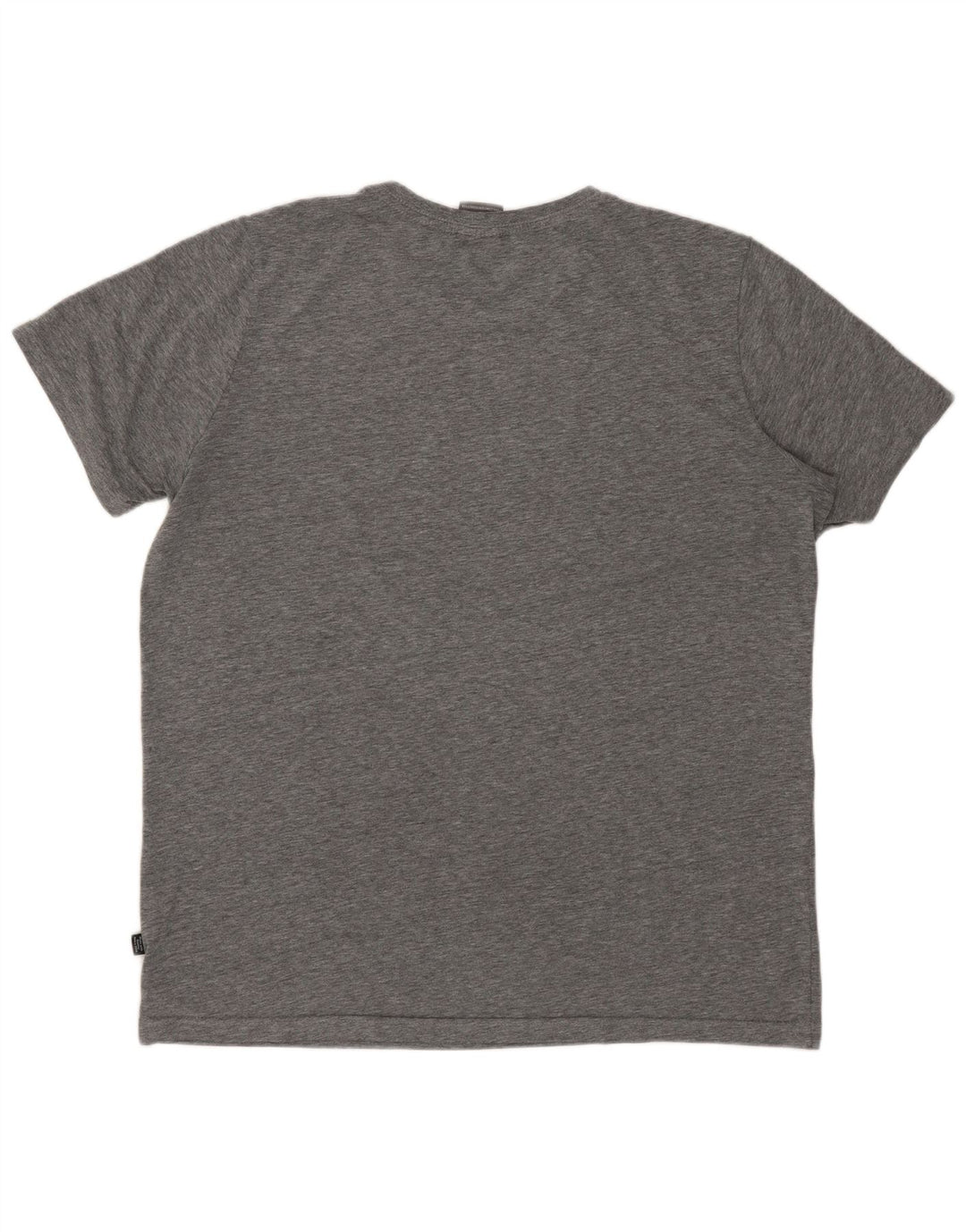 PUMA Mens Graphic T-Shirt Top Medium Grey Flecked Cotton